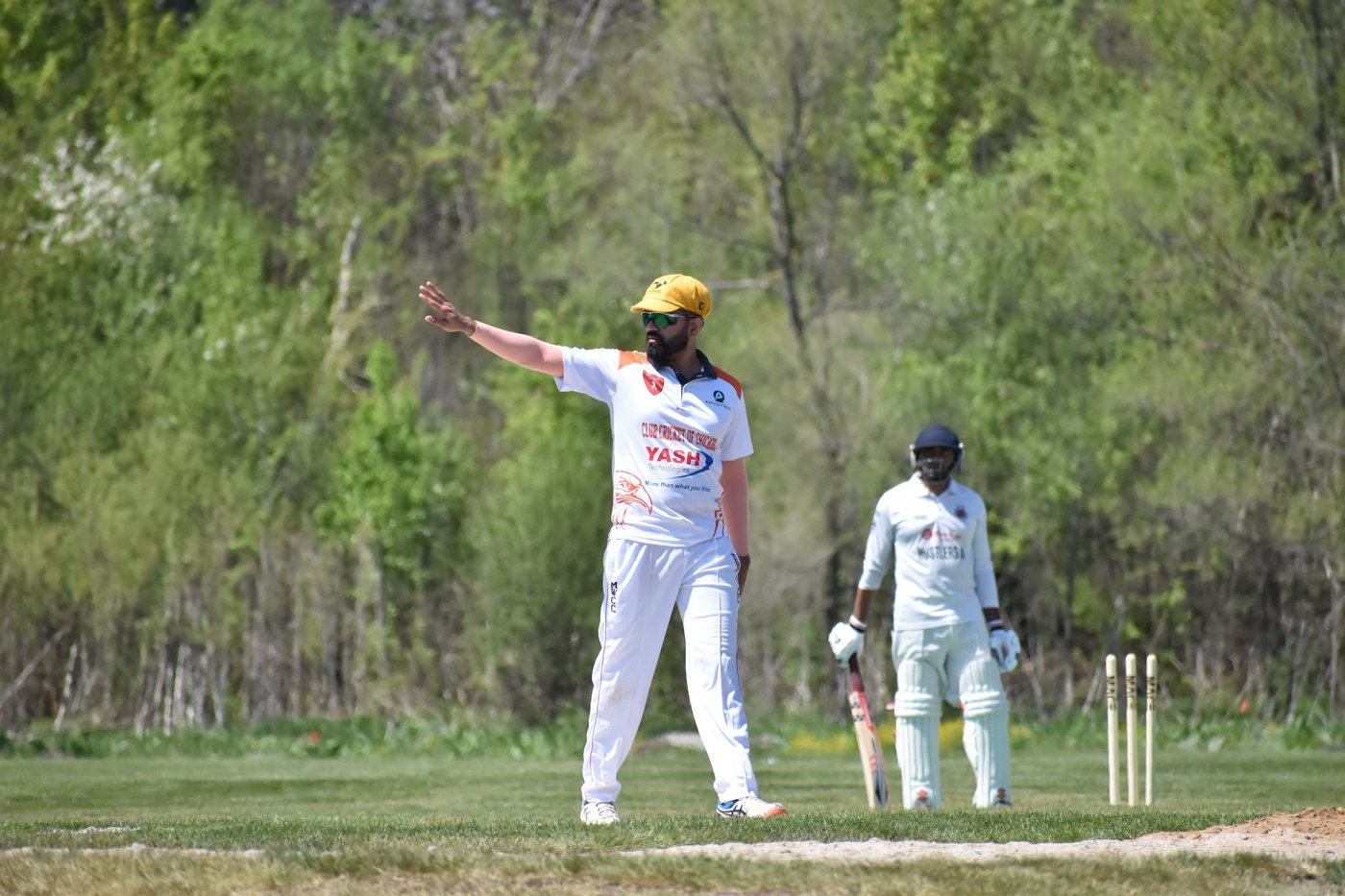 Setting the field from the yellow cap